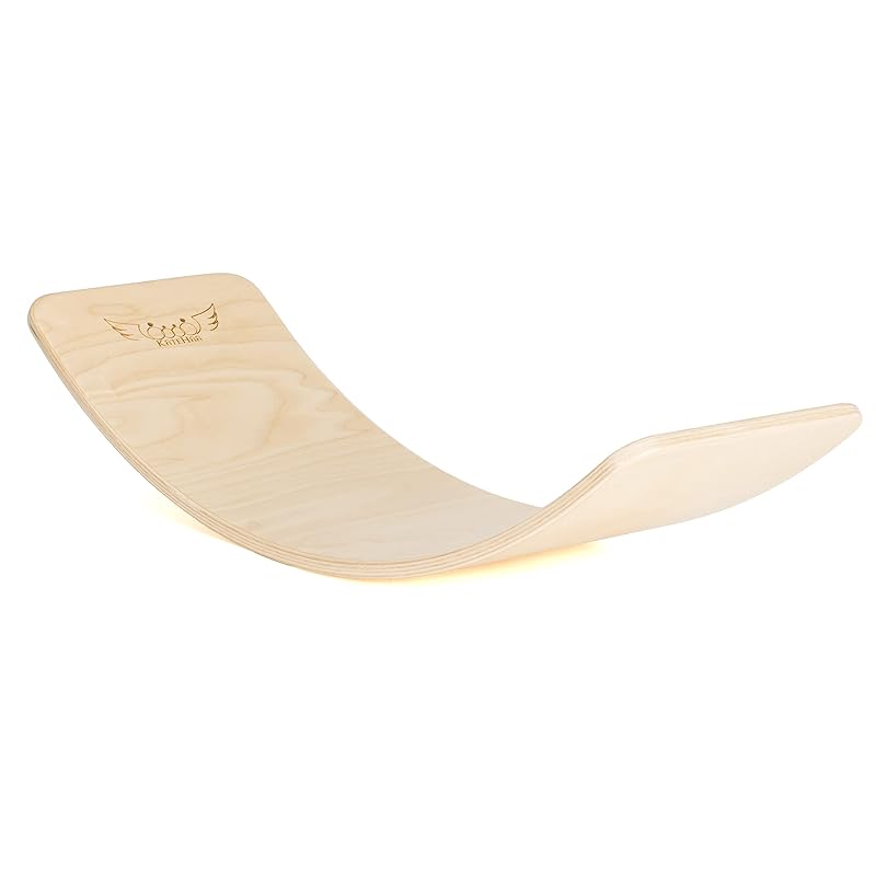KateHaa Wooden Large 106.5 cm Balance Board Kinder, Wobble Board Kids