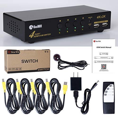 【533】新品 Sea Wit HDMI KVM SWITCH スイッチ 切替器 Amazon.co.jp: KVMスイッチ HDMI 2入力1出力 Movcle USB3.0 切替器