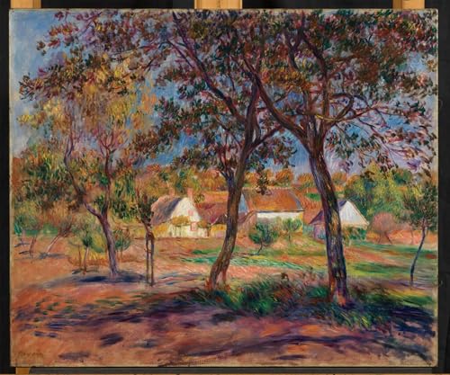 Impression sur toile Renoir Aux abords de Pont Aven avec rendu de precision pour affiche art