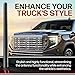 AntennaMastsRus Short Rubber Antenna for GMC Sierra 1500 (2006-2026) - German Engineered with Internal Copper Coil for Enhanced Signal Reception - Car Wash Proof & Easy Install - 6 3/4 Inch