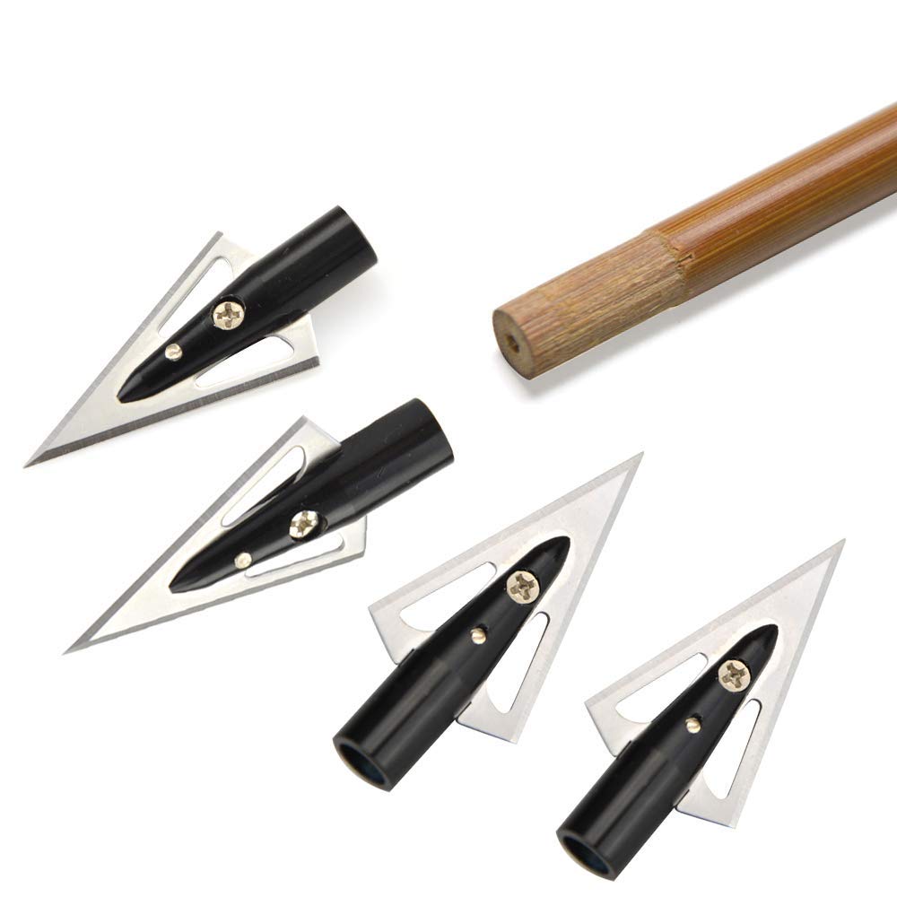 Punte Da Caccia Broadhead 100 Grain Per Arco E Balestra - 6/12 Pezzi - Foto 8