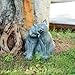 Newman House Studio Garden-Statues Cats Kitten-Couple Figurines Decor - Polyresin Sculpture for Outside Farmhouse Yard, 8.9 * 8.3 * 10.9 Inch