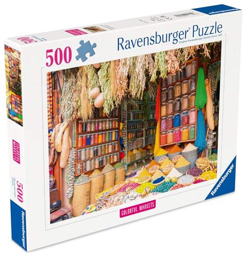 Ravensburger Colorful Spices, Morocco Rompecabezas de 500 Piezas para Adultos miniatura 1