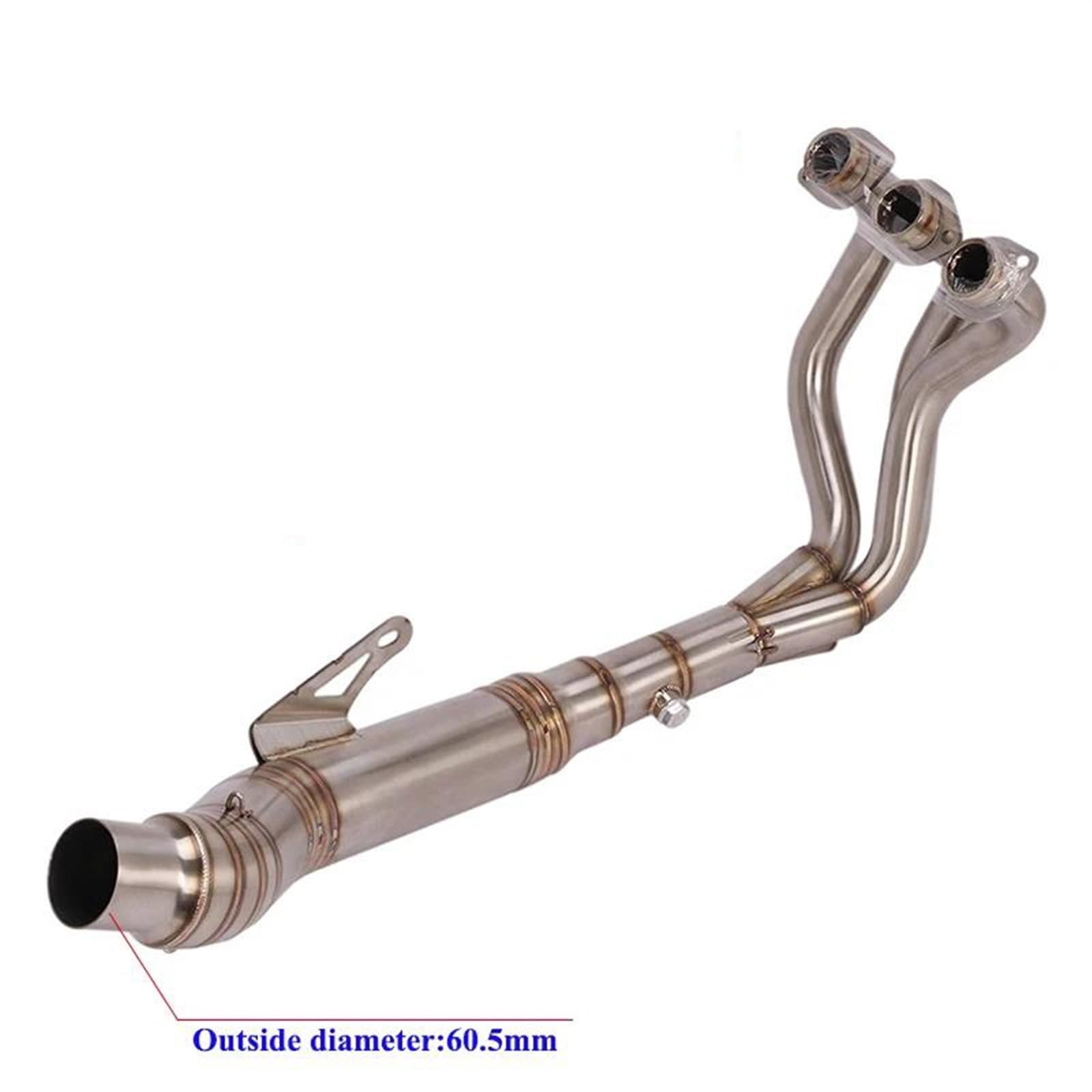 Sistema de escape titanio 60mm elimina óxido y peso en Yamaha XSR09 4