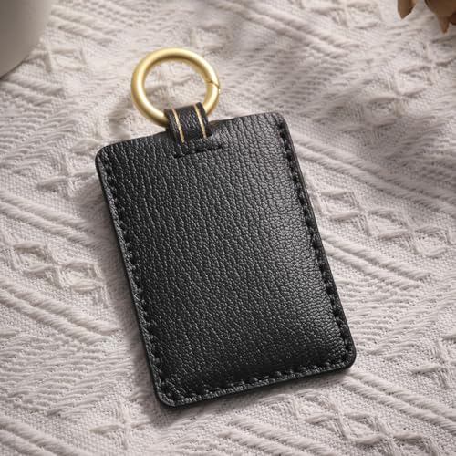 Étui de protection en cuir noir compatible avec clé télécommande de Tesla Model 3 et Model Y - 4