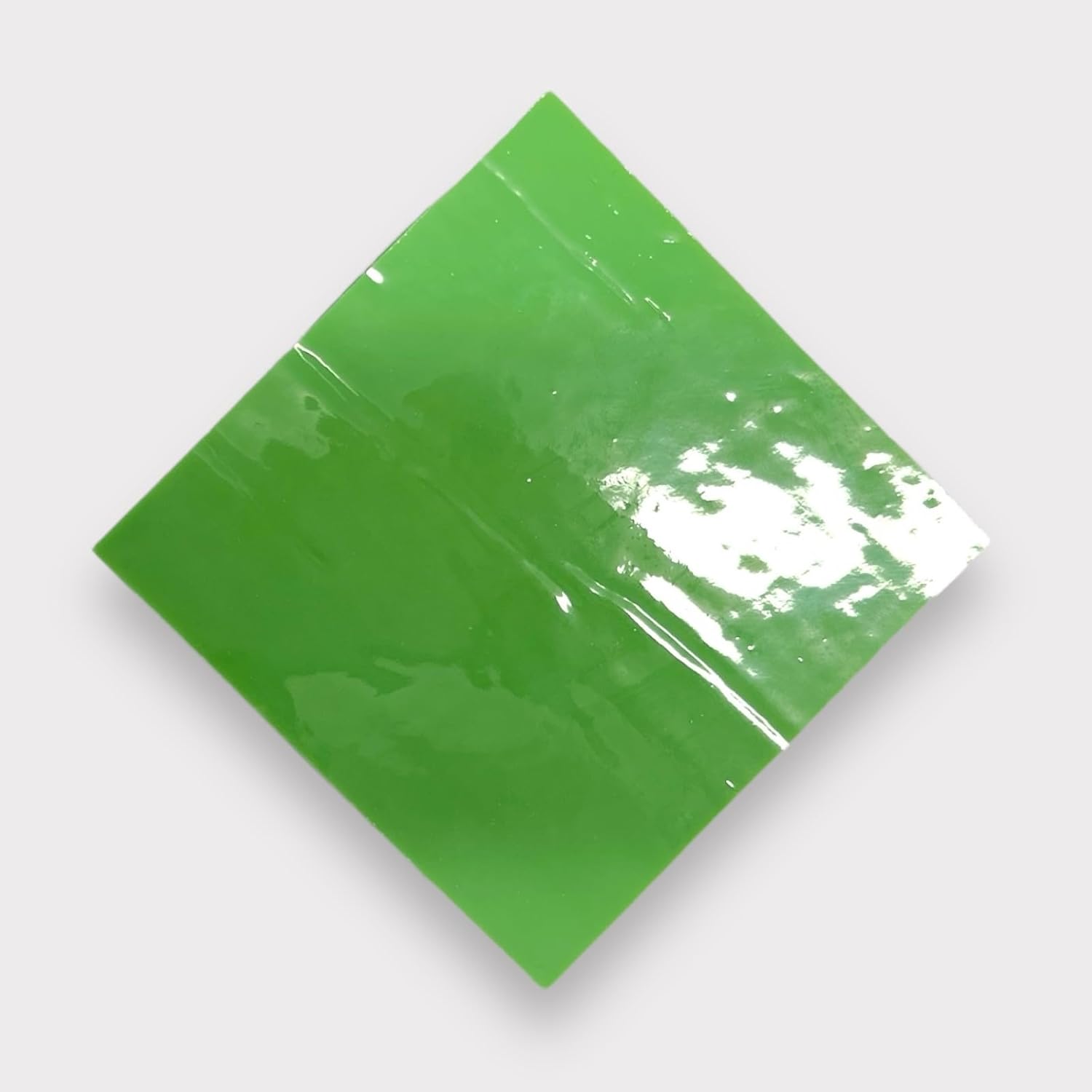 Olive Green Blue Prisma COE 96 System 96 Fusible Glass Sheet (1)