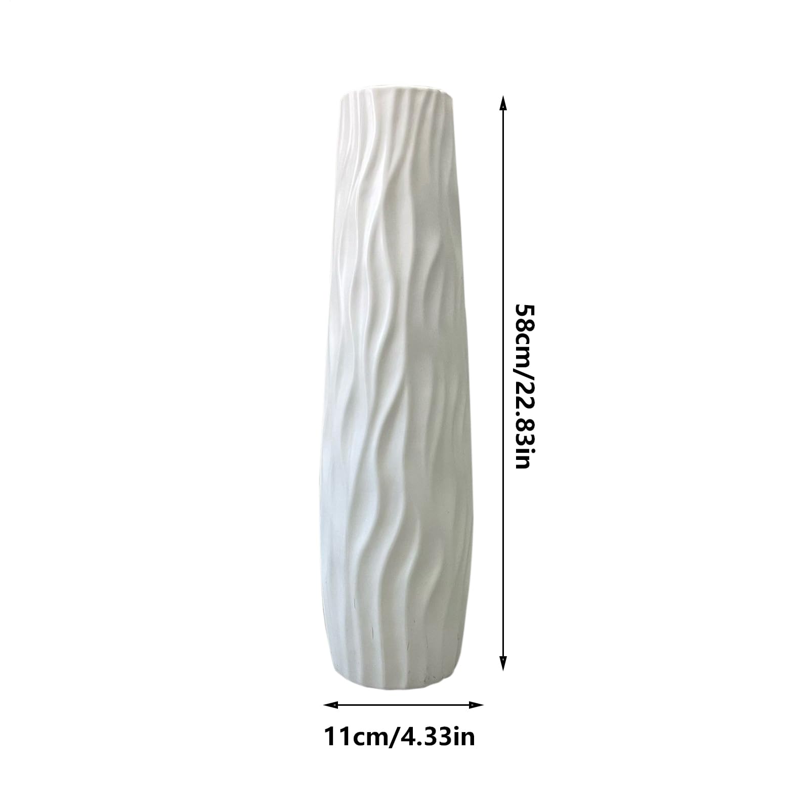Jarrones Altos Para El Suelo Decoración Con Relieve Tridimensional Y | Jarrón Para Flores Para El Hogar La Sala De Estar La Cocina El Comedor La Entrada Boda Oficina Hotel