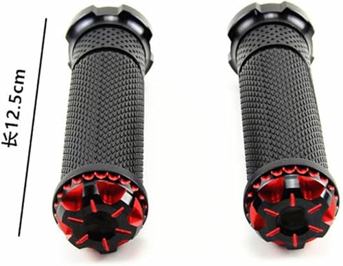 Miniatura 6 de Agarradera de aleación de aluminio, 1 par de agarres universales para manillar de motocicleta, antideslizantes para manillar de diámetro de 0.8
