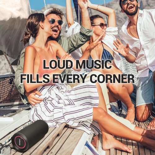 Wireless Waterproof Bluetooth Speaker - Portable Speaker Loud with Built-in Subwoofer and - image 5