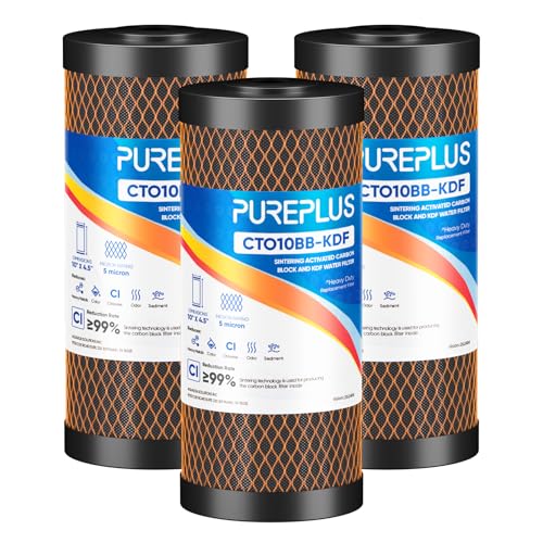 PUREPLUS 10 Whole House Water Filter (3-Pack)