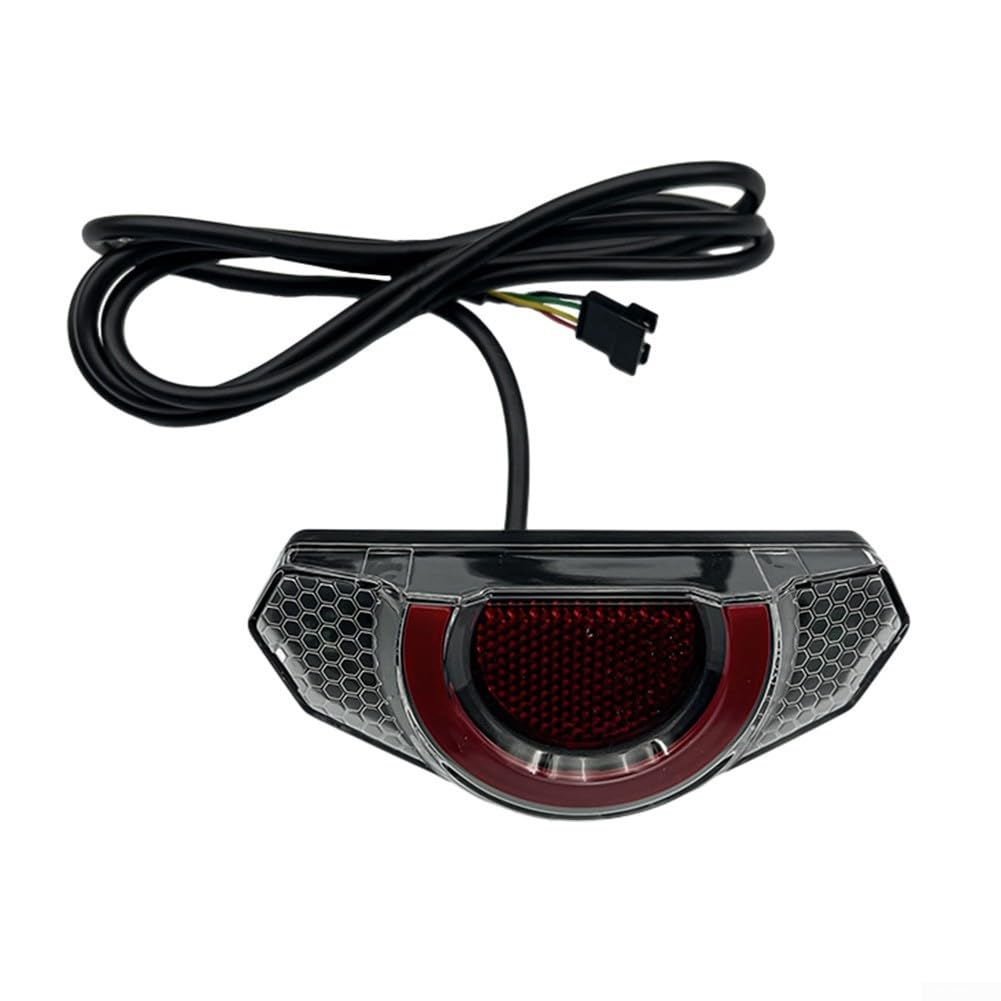 Yhenlovtt Ebike Tail Light, LED Turn Signal & Brake Light, Shockproof Waterproof Design, for 36V 48V Electric Bicycle Mountain Road Bike Scooter(48V)