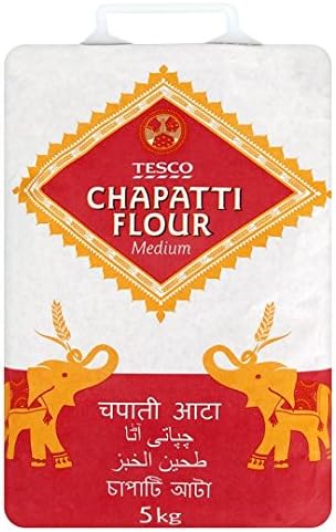 Tesco Medium Chapatti Flour 5kg Amazon Co Uk Grocery