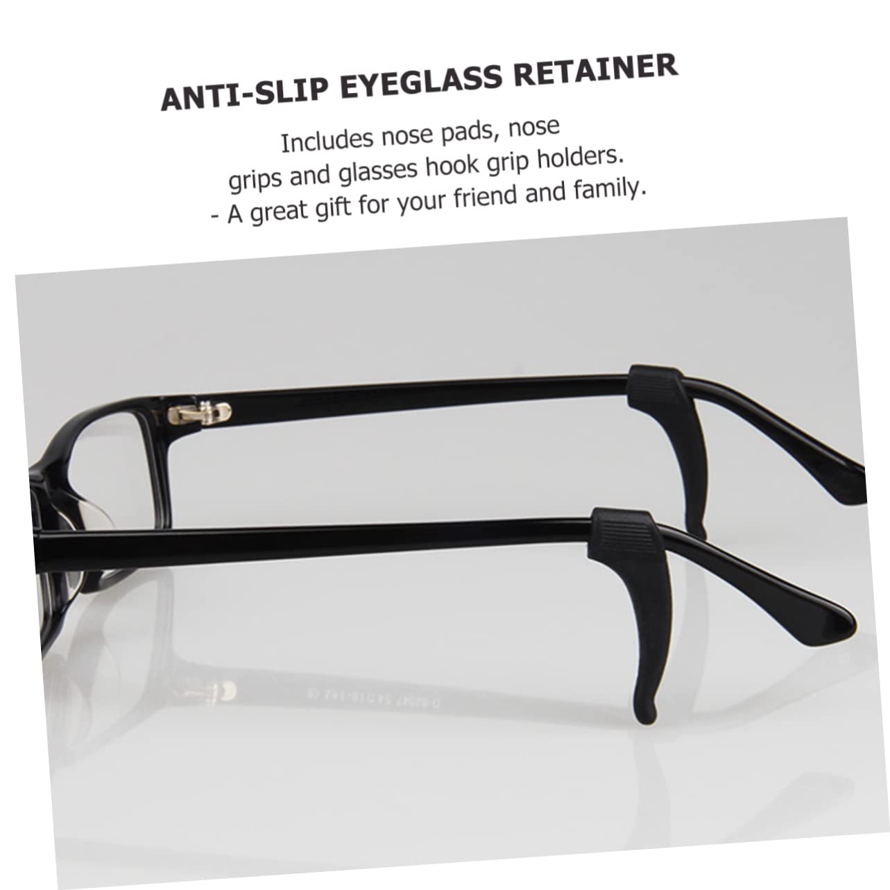 Healeved 144 Paires Ensemble De Verres Antidérapants Protège-nez Pour Lunettes Supports De Lunettes Antidérapants Rond Temple Des Lunettes Gel De Silice Trousse De Réparation