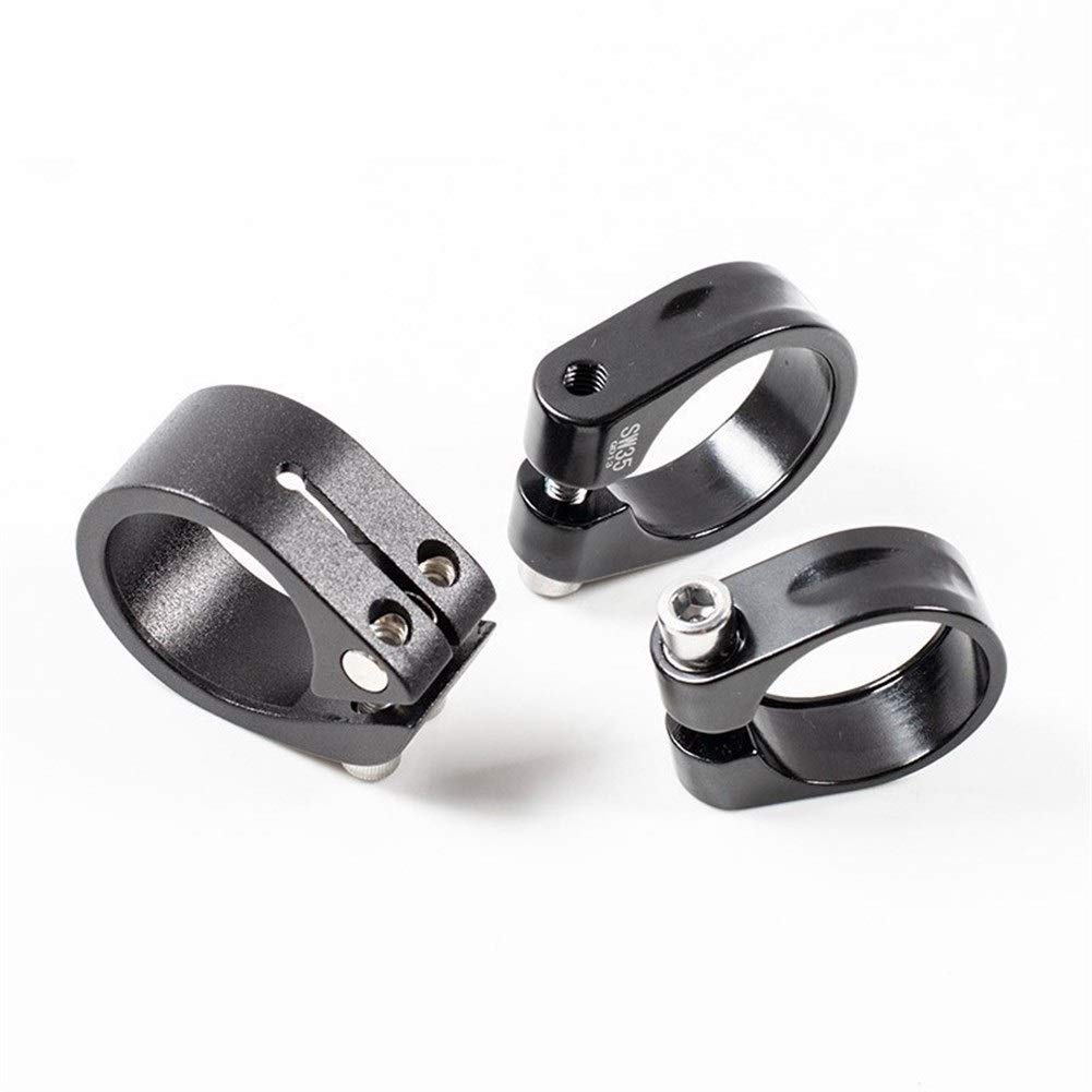Bicicletta Sella Morsetto Bicicletta reggisella morsetto 31,8 / 34,9 / 37 millimetri biciclette Sedile Tubo morsetto in lega di alluminio MTB Mountain Road Bike sedile Clip Tube ( Color : 37mm )