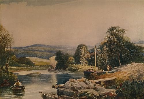 Décoration murale toile Peter De Wint affiche paysage anglais 60x90