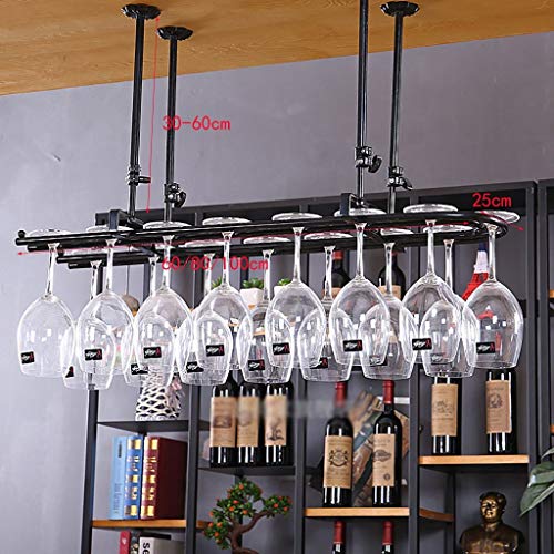 Casier à vin étagères 2 rangées DASHADAO support pot de fleur maison bar - 3