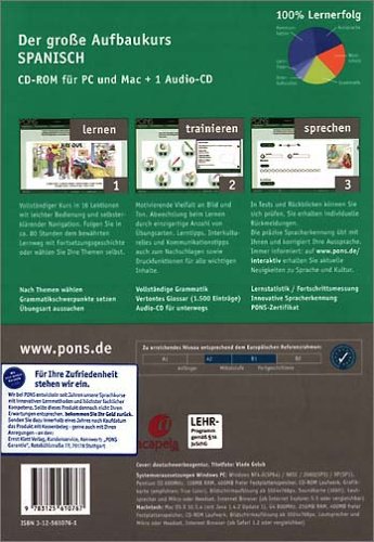 PONS Der große Aufbaukurs Spanisch (PC+MAC)
