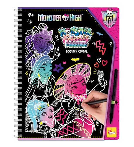 LISCIANI - MONSTER HIGH - Cuaderno de Dibujos para Rascar Monster...