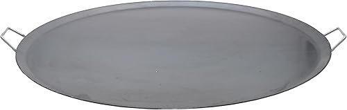 Comal extra grande para tortillas grandes redondo para tortillas y quesadilla acero al carbono mango de metal resistente (25 pulgadas) disponible en Yaxa Colombia