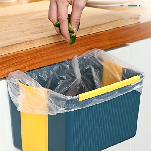 Mülleimer Küche Wandmontage Faltbare Abfallsammler Küche Biomülleimer für Wickeltisch Schranktür Auto Büro Badezimmer Cover