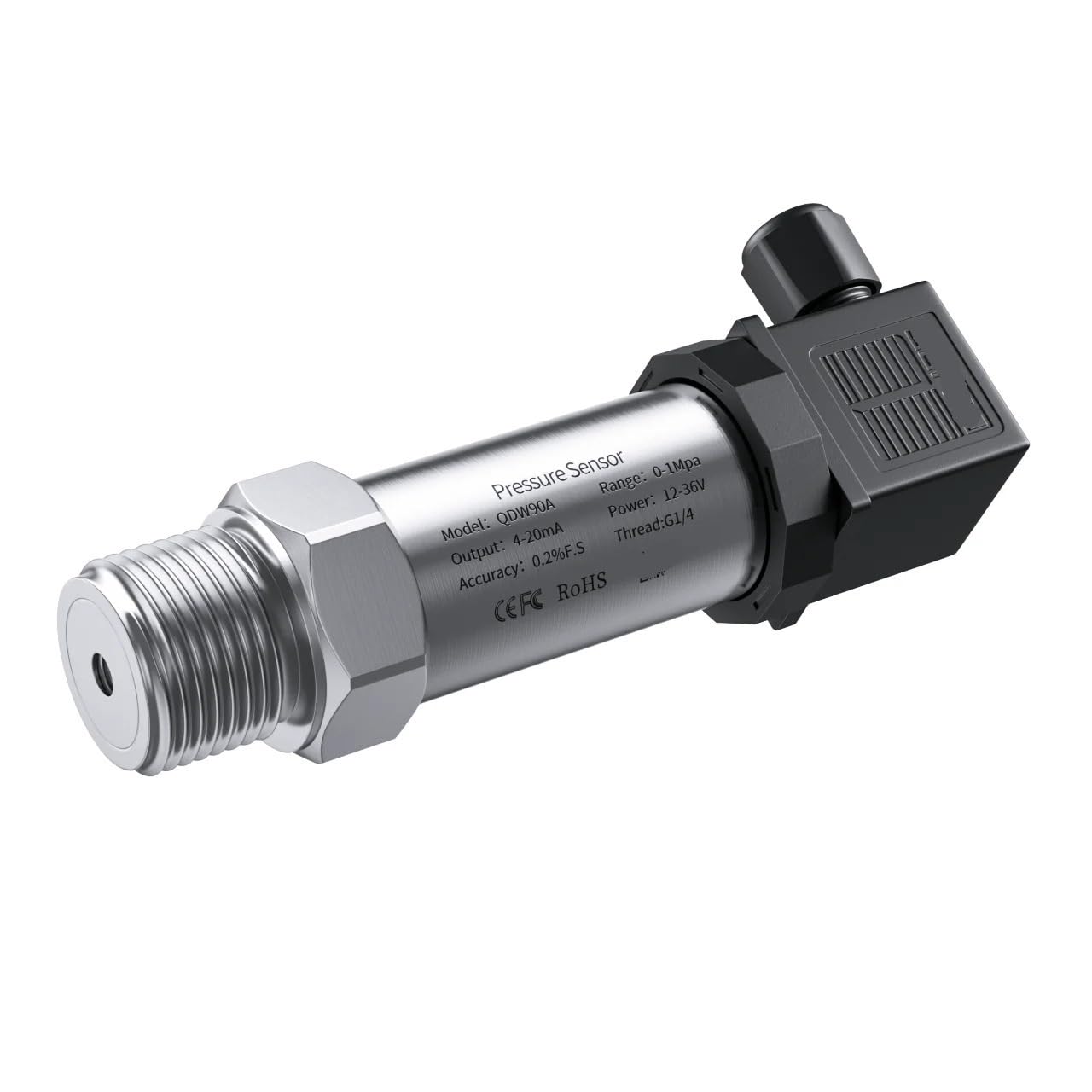 Pressure Transmitter 304 Stainless Steel 4-20mA G1-4 Pressure Sensor 10kpa 50kpa 100kpa(0-1000bar)