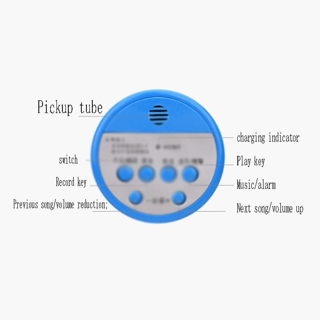 Megaphone Portable Hand Megaphone Loudspeaker Recording, 20W with Volume Control and Strap for Outdoor Activities and Coaching Football Bullhorn Amplifiers