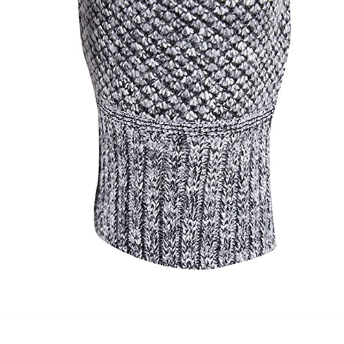 Men's Quarter Zip Sweaters Slim Fit Mock Neck Pullover Sweater Lightweight Knitted Casual Sweaters for Men 5