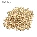 uxcell 100pcs Precision Solid Brass Bearing Balls 6mm Industrial Brass Ball Spheres for Machinery, Automotive, and DIY