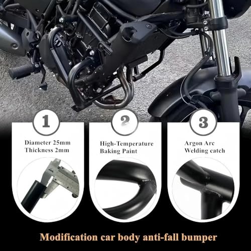 Pare chocs de moto barre de protection anti-chute Kawasaki Eliminator 500 - 5