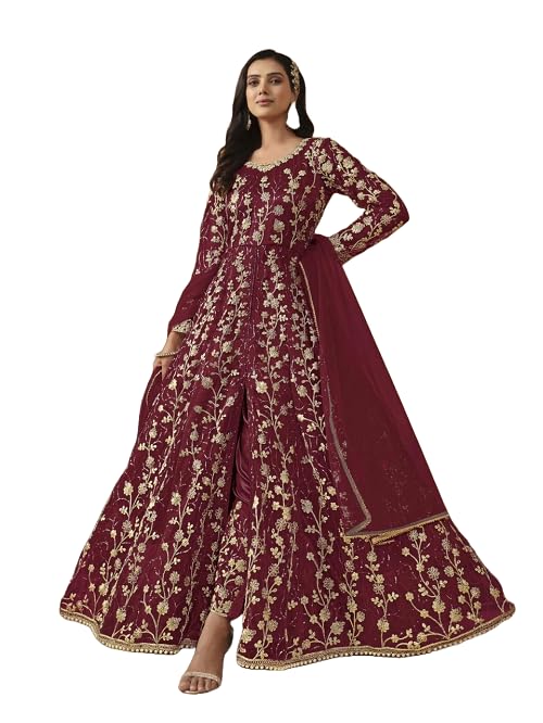 Shreeva Fashion Ready to Wear Indian Pakistani Bollywood Party Wear Wedding Designer Style Anarkali Suit for Womens