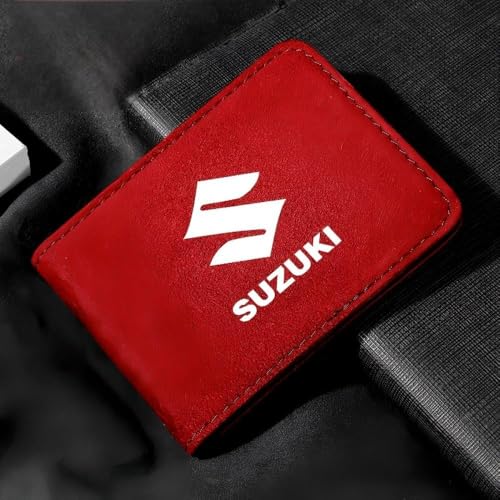 Car Registration Insurance Holder for Suzuki Escudo II I SUV 2000-2005,Exclusive Logo Wear-Resistant Durable Folder Store ID Documents Driver's License Vehicle Document Storage,D