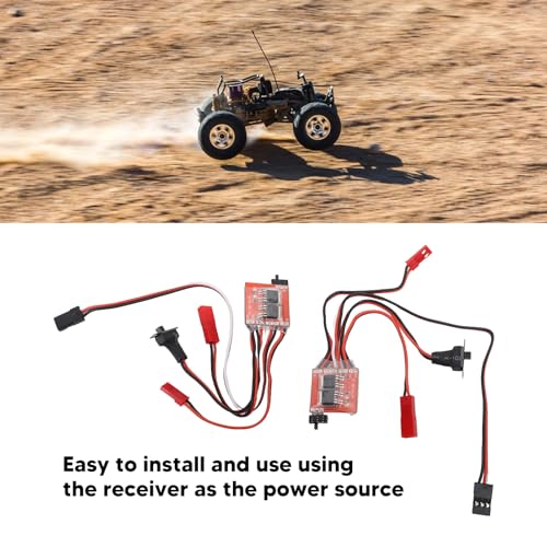 VGEBY RC Brushed Electric Speed Controller, 2Pcs, 30A, Mini, Stable, for 1/16 1/18 1/24 RC Car Boat2