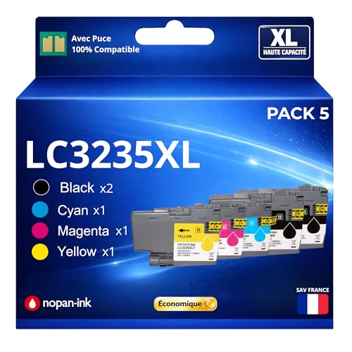 Cartouche encre LC3235XL Brother pour ne plus jamais manquer d'encre en pleine impression