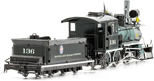 Miniatura 4 de Fascinations Kit de modelo de locomotora 3D Metal Earth Wild West 2-6-0