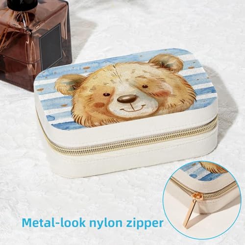 Boîte à bijoux anti-nœuds en forme d'ours : rangez vos bagues et colliers sans risque - 7