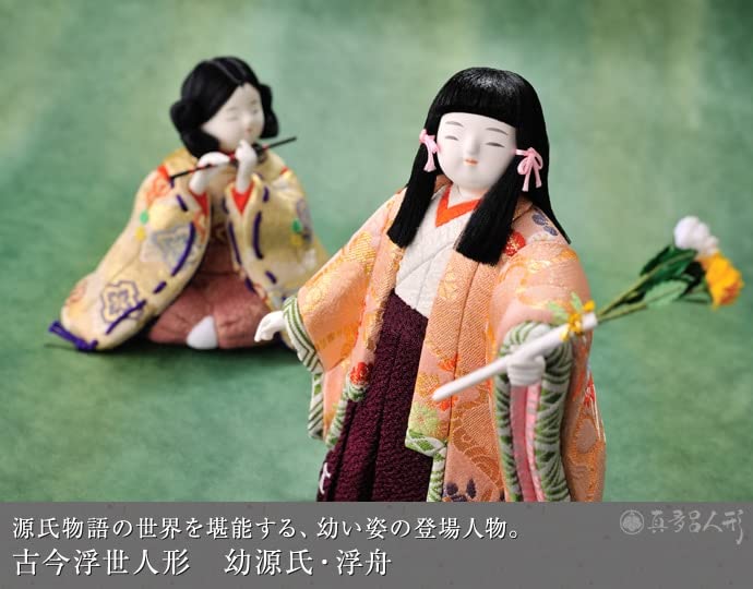 Amazon | 【幼源氏・浮舟】 真多呂人形作 木目込み人形 浮世人形 伝統
