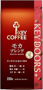 【限定セール】キーコーヒー モカブレンド　粉　レギュラーコーヒー　180g KEY DOORS+モカブレンド粉 180g