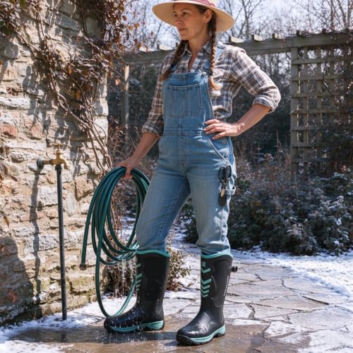 Wovenpak Extra Wide Rubber Boots for Women, Waterproof Hunting Boots with Steel Shank, Insulated Mud Boot, 6mm Neoprene Anti-slip Outdoor Work Boots, Size 6-11 - image 2