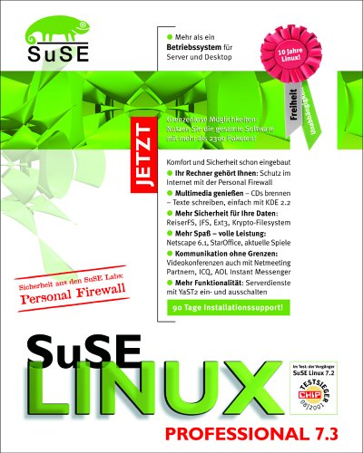 Preisvergleich Produktbild SuSe Linux 7.3 Professional Edition