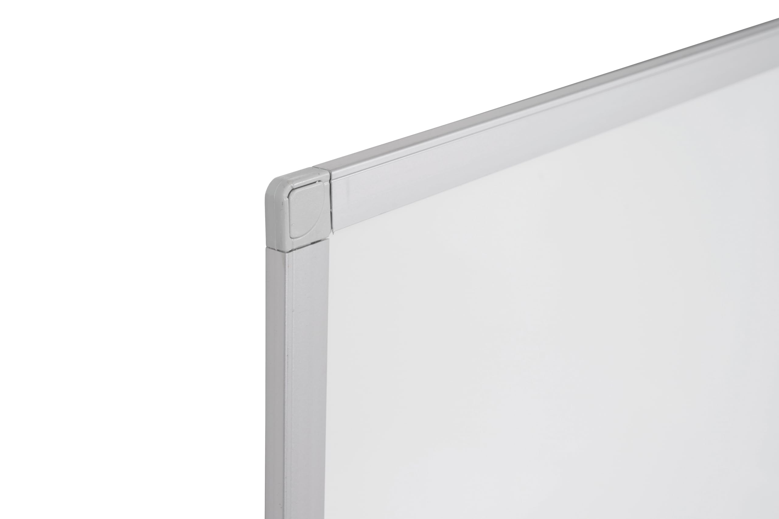 Bi-Joy Tableau Blanc Magnétique Gaya, Surface en acier laqué, avec cadre en aluminium (PACK 2 (105 x 75 cm))
