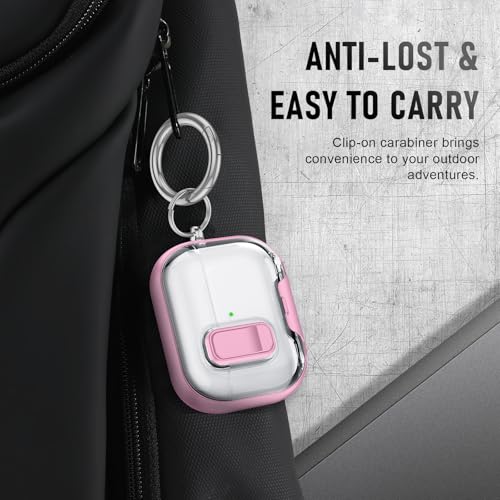 Image of for AirPods Pro 3 Case (2025) with Phone Stand & Cleaner Kit, Cute Soft Silicone Cover for AirPods Pro 3rd Genera case with Keychain for Women Men with Keychain for Airpod Pro case(2025)-Pink