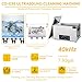 EIWEI 30L Ultrasonic Cleaner Professional Power-Adjustable Knob Jewelry Cleaning Machine with Heater Timer for Carburetor, Jewelry, Glasses, Dentures, Circuit Boards, Automotive Parts