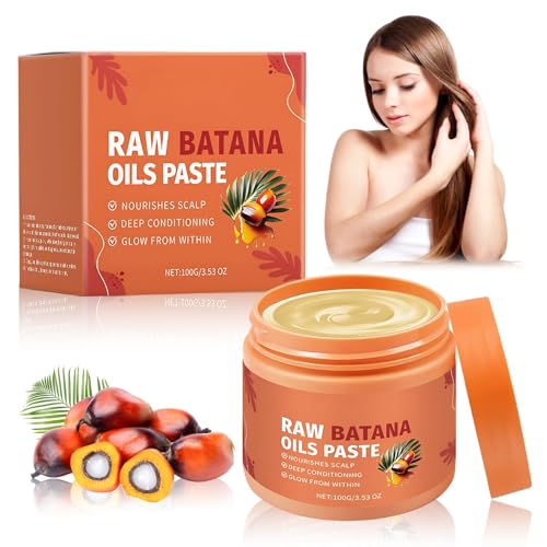 Aceite de Batana para el Crecimiento del Cabello Natural Aceite con Pasta de Aceite de Batana Raw y Pasta de Aceite de Batana Lebanta, Tratamiento Cabello Natural Original, Aceite de Cabello De Alta