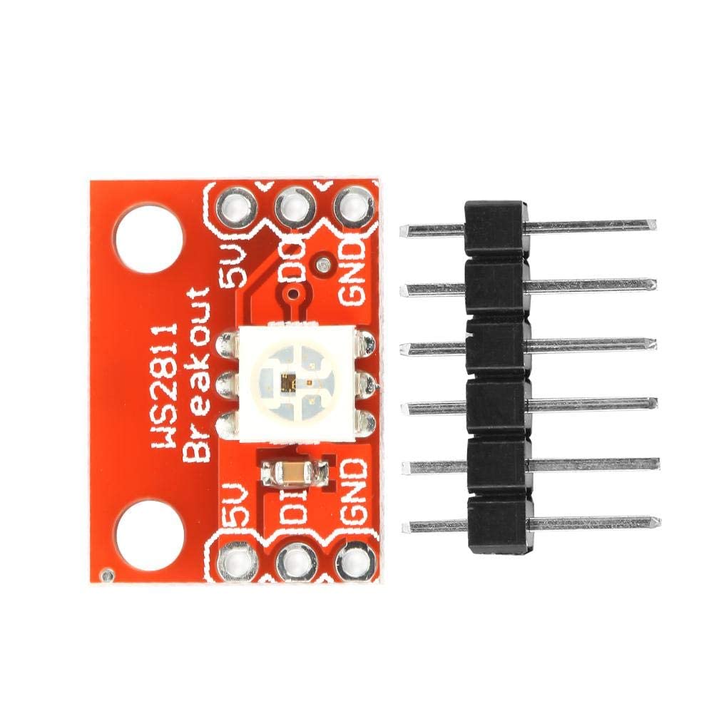 5 Pezzi Modulo LED Breakout WS2812 RGB 5050 RGB con Chip WS2812S Utilizzato per Progetti Elettronici