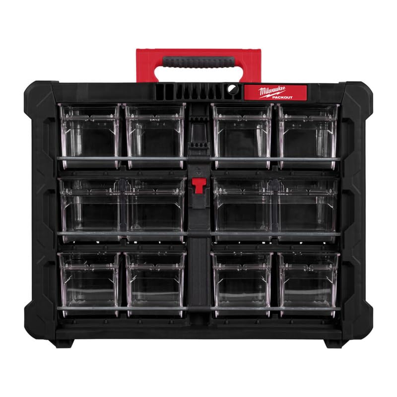 Milwaukee 4932498323 Packout Tip Bin Organizador con contenedor