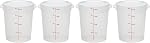 Cambro Contenants de stockage des aliments avec lids (sans BPA) - 4 Conteneur de stockage des aliments à quart (2 Boîte)