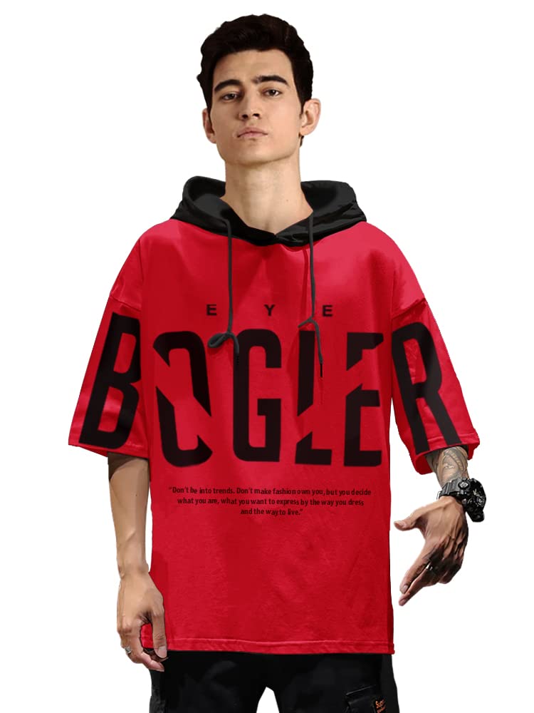 EYEBOGLER Camiseta casual de mezcla de algodón para hombre