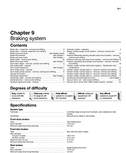 Mini (1969 - 2001) Haynes Repair Manual (Haynes Service and Repair Manual)