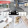 QISEMDUM Bluetooth Body Fat Scale, Smart Wireless BMI Bathroom Weight Scale Body Composition Monitor Health Analyzer with Smartphone App for Body Weight, Fat, Water, BMI, BMR (Grey)