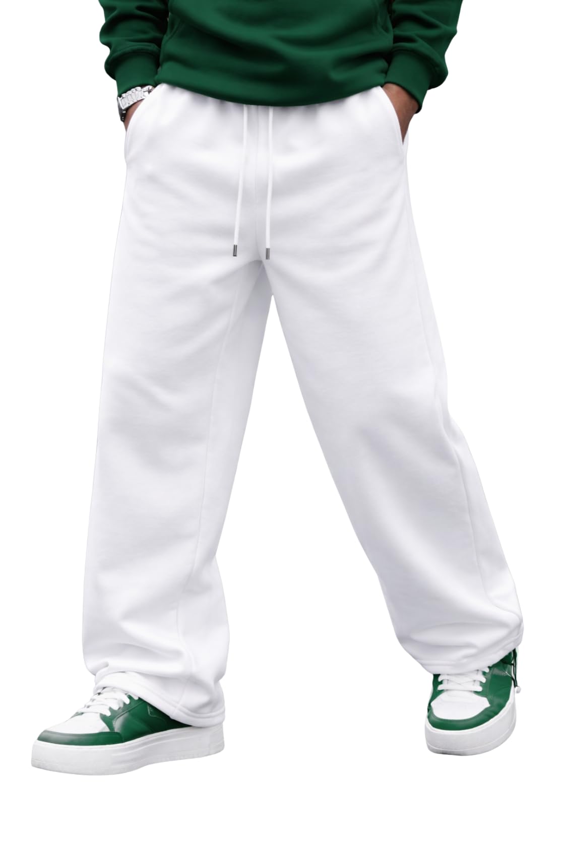 rockwell Men’s Baggy Sweatpants | Cotton Terry Relaxed Fit Joggers for Men | Oversized Streetwear Track Pants | Casual Gym & Everyday Wear| 010-picture-31